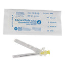 Dynarex SecureSafe Safety Hypodermic Needle - 20 G, 1.5" Needle