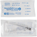 Dynarex SecureSafe Safety Hypodermic Needle - 22 G x 1" packaging