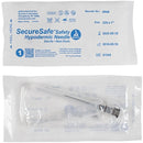 Dynarex SecureSafe Safety Hypodermic Needle (1000/Case) 