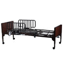 Dynarex Semi Electric Home Care Bed  Bed with Half Bed Rail