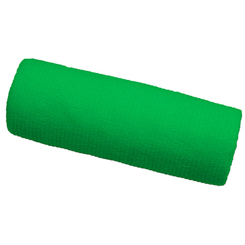 Dynarex Sensi-Wrap Self-Adherent Bandage Rolls - Green - 6" x 5 yd