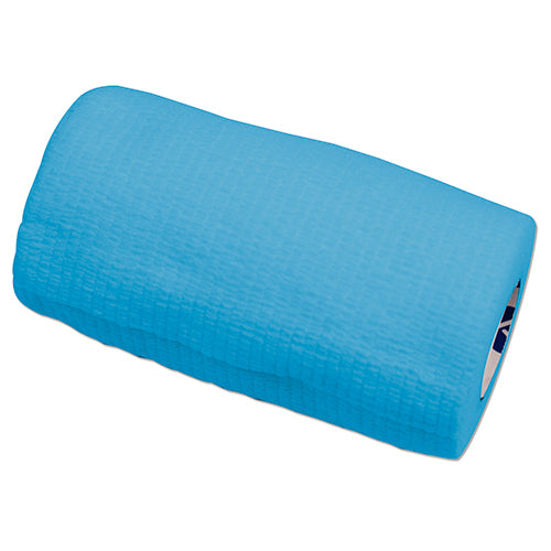 Dynarex Sensi-Wrap Self-Adherent Bandage Rolls - Light Blue - 4" x 5 yd