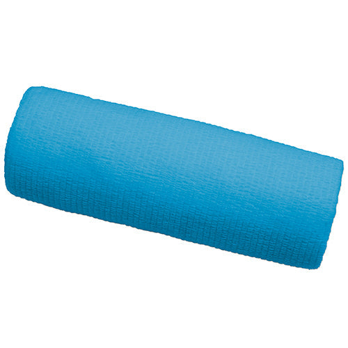 Dynarex Sensi-Wrap Self-Adherent Bandage Rolls - Light Blue - 6" x 5 yd