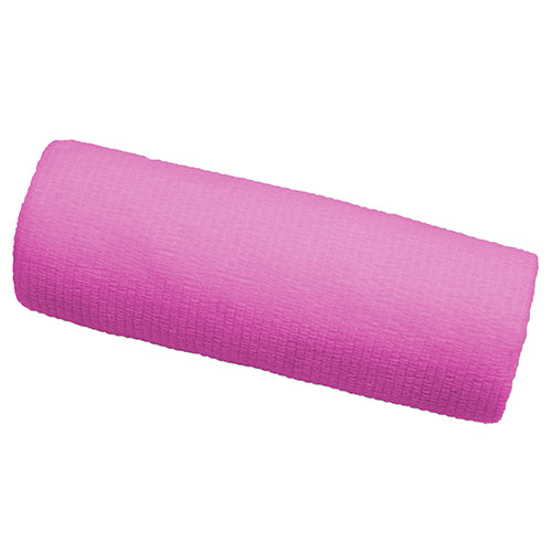 Dynarex Sensi-Wrap Self-Adherent Bandage Rolls - Pink - 6" x 5 yd