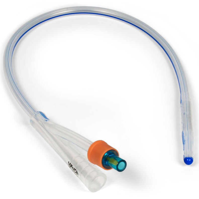 Dynarex Silicone Foley Catheter - Two-Way Standard (10/Box)  20 FR (30 cc)