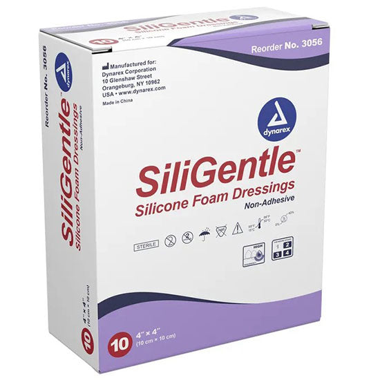 Dynarex SiliGentle Foam Dressing 