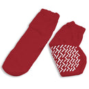 Dynarex Single-Sided Slipper Socks (48/Case)  Small - Red