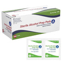 Dynarex Sterile Alcohol Prep Pad  Large - 10 Boxes, 100/Box