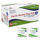 Dynarex Sterile Alcohol Prep Pad  Medium - 20 Boxes, 100/Box
