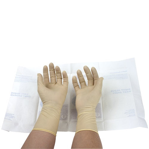 Dynarex Sterile Latex Surgical Gloves - Powder-Free (200 Pairs/Case) 