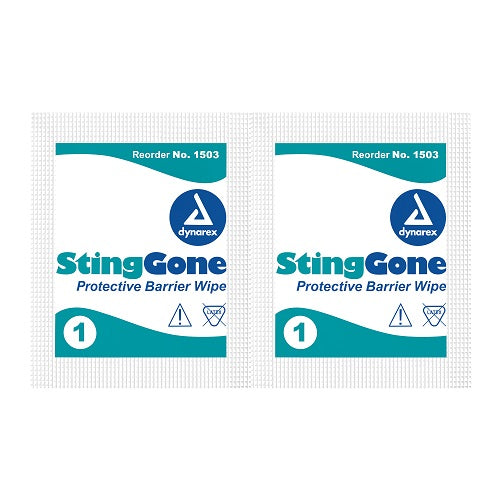 Dynarex StingGone Protective Barrier Wipes - Individual