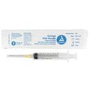 Dynarex Syringes With Needle  5 cc - 20 G, 1.5" (400/Case)