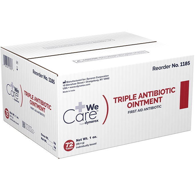 Dynarex Triple Antibiotic Ointment - 1 oz Tube case