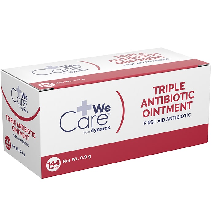 Dynarex Triple Antibiotic Ointment - 0.9 g Packet box