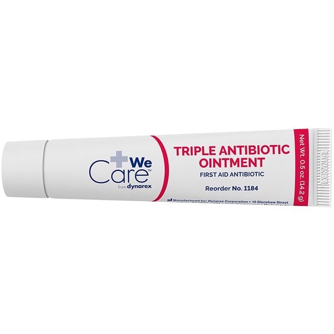Dynarex Triple Antibiotic Ointment  0.5 oz Tube (72/Case)