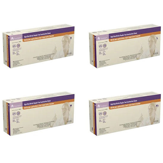 Dynarex True Advantage High Risk Nitrile Exam Gloves (500/Case)  Small