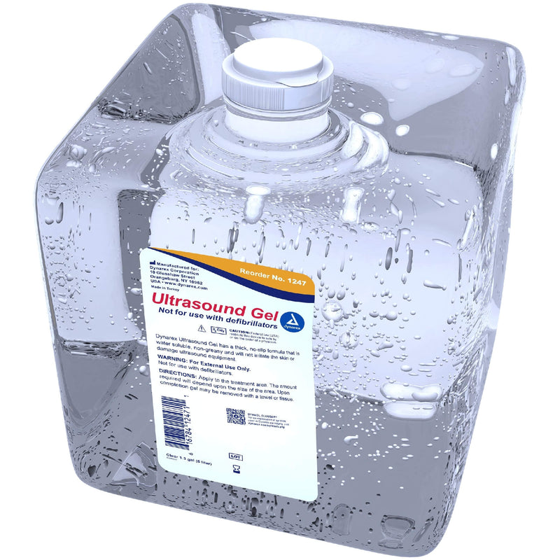 Dynarex Ultrasound Gel  Clear - 1.3 gal (5 liters) (4/Case)