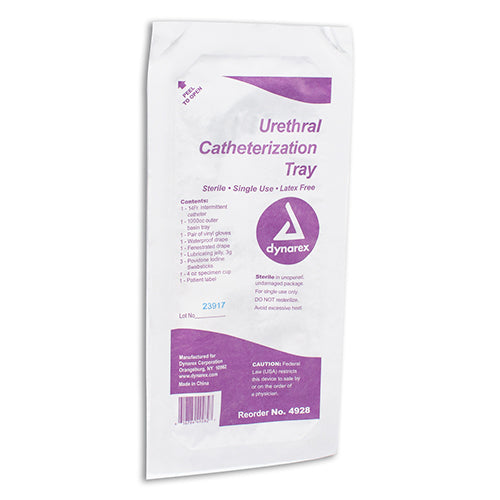 Dynarex Urethral Catheterization Tray (20/Case)