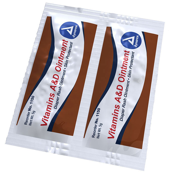 Dynarex Vitamins A & D Ointment  5 g Packet (864/Case)