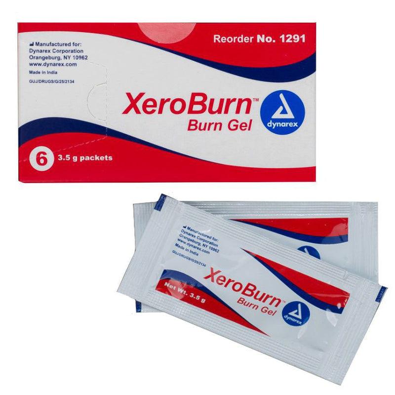 Dynarex XeroBurn Burn Gel  6/Pack, 100 Packs/Case