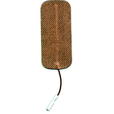 Dynatronics DynaFlex Brown Fabric Electrode  1.5" x 3.5" (40/Case)