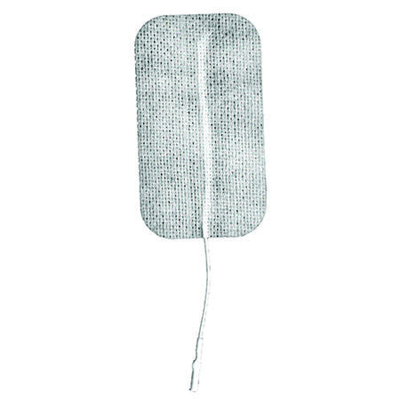 Dynatronics DynaFlex Spun Lace White Fabric Electrode (40/Case)  2" x 3.5" Rectangle