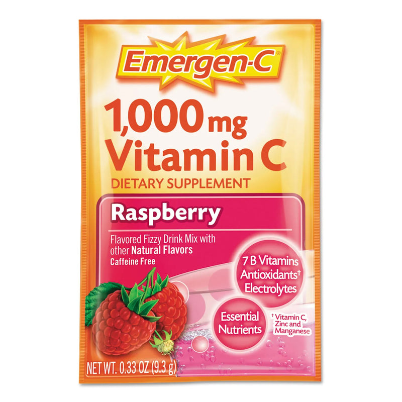 Emergen-C Daily Immune Support, Raspberry Flavor (Box of 30)