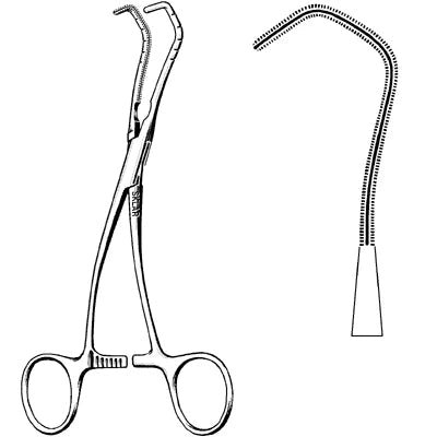 Sklar Cooley-Derra Anastomosis Clamp (CensiTrac Marked) - Small, 6-1/2" - 52-6955c 