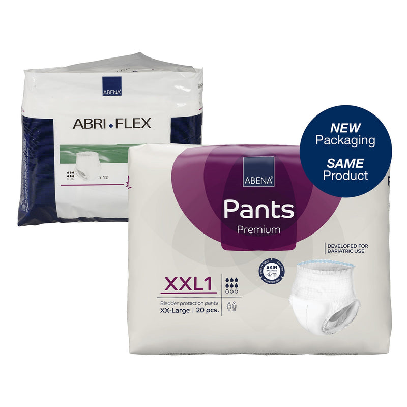 Abri-Flex XXL Absorbent Underwear, Extra Extra Large (Case of 48)