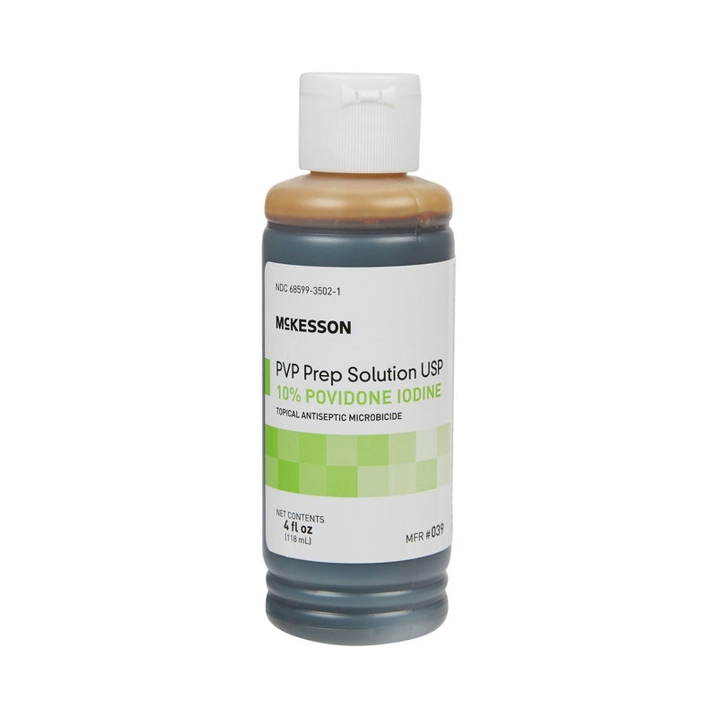 McKesson Microbicide Antiseptic PVP Scrub Solution, 4-ounce bottle (Case of 36) 