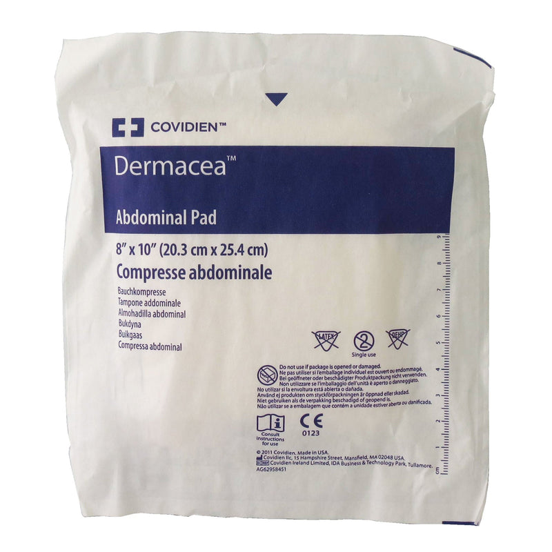 Dermacea Abdominal Pad, 8 x 10 Inch (432/CS) 
