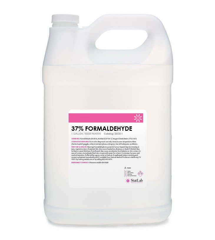 StatLab Medical Products Histology Reagent Formaldehyde with Methanol 37% 1 gal. 