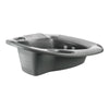 McKesson Stackable Bedpan, nonstick Plastic, Graphite Color (Case of 50)