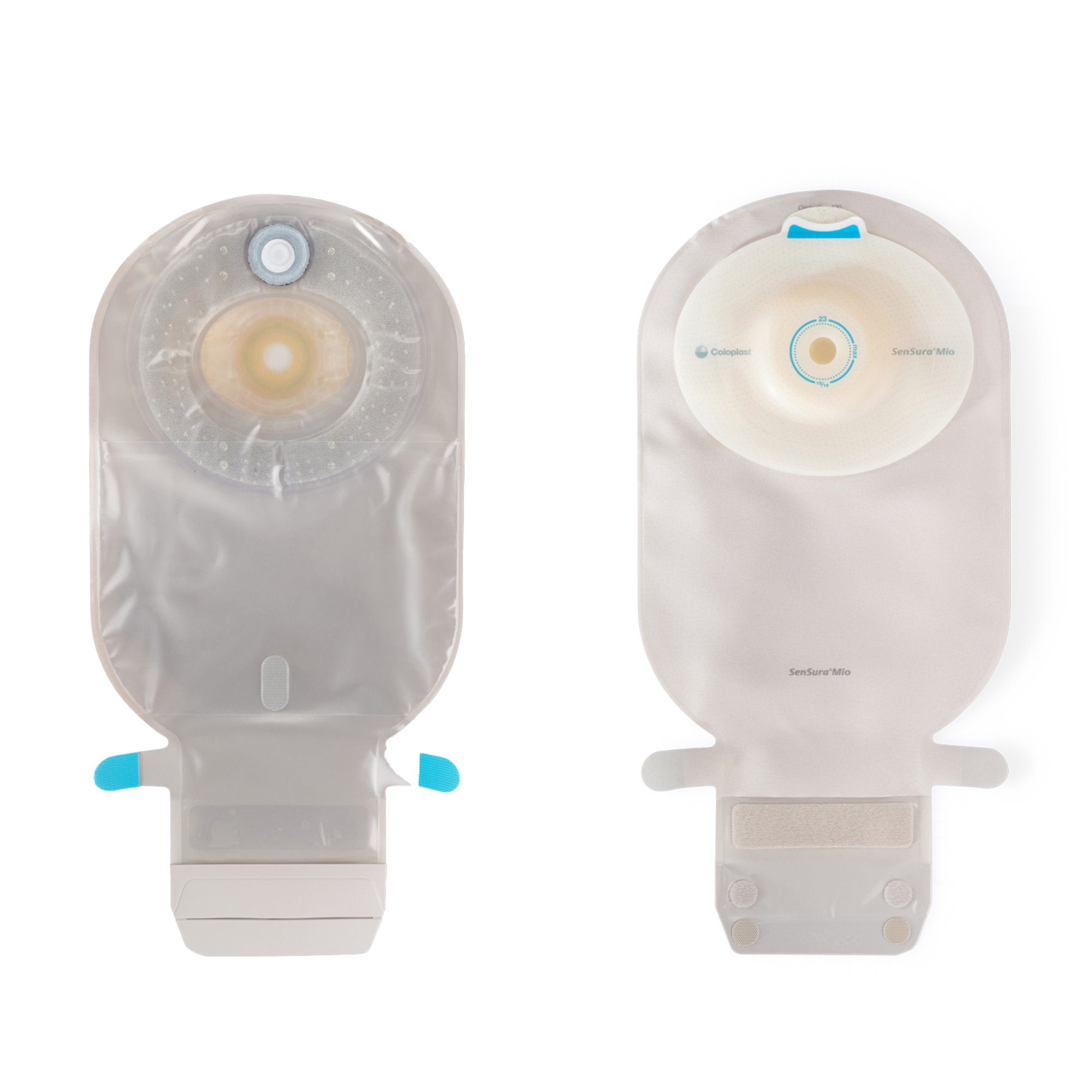 Coloplast SenSura Mio Convex Light 1-Piece Transparent Ostomy Pouch, 15 – 33mm Stomas (10/BX) 