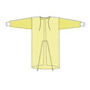 Welmed Protective Procedure Gown X-Large Yellow NonSterile Not Rated Disposable (100/CS) 