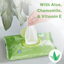 McKesson Flushable* Wet Wipes XL - Unscented, 48 Wipes per Pack (Case of 576)