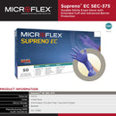 Microflex Medical Supreno EC Nitrile Extended Cuff Length Exam Glove, Extra Large, Blue (500/CS)