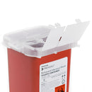 McKesson Prevent Sharps Container, 1 Quart, 6-1/4 x 4-1/4 x 4-1/4 Inch (Case of 80) 