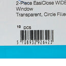 SenSura Mio Click 2-Piece Transparent Ostomy Pouch, Red Match (10/BX)