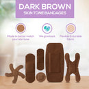 Tru-Colour Products LLC TruColour Dark Brown Adhesive Strips, Assorted Shapes and Sizes (1500/CS) 