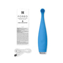 ISSA baby Soft Silicone Sonic Toothbrush, Bubble Blue Dino 