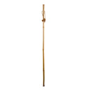 Mabis Healthcare Brazos Iron Bamboo Rustic Walking Stick, 55 Inch Height 