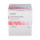 McKesson Oral Swabstick, Foam Tip, Untreated (Case of 1000)