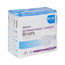 McKesson Extended Wear Maximum Absorbency Incontinence Brief, Medium (Case of 56)