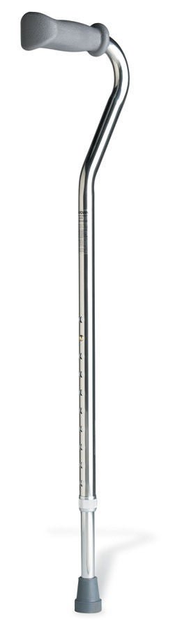 Offset Cane Guardian Aluminum 30 to 39 Inch Height Black (Case of 6)