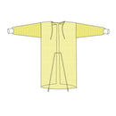 Protective Procedure Gown X-Large Yellow NonSterile Not Rated Disposable (Case of 100)