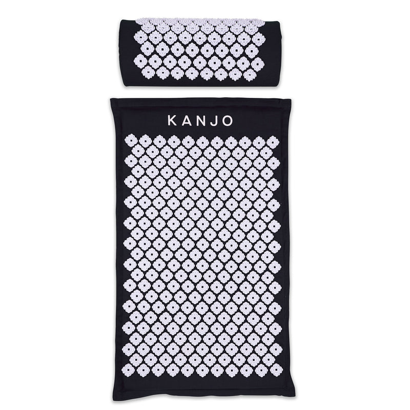 Kanjo Memory Foam Acupressure Mat Set, Black (Case of 8)
