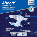 Attends Healthcare Products Attends Overnight Bariatric Briefs, 5X-Large (32/CS) 