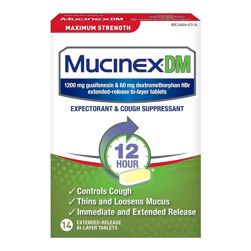 Mucinex DM Cold and Cough Relief (Box of 14)