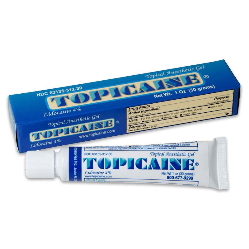 Topicaine 4% Lidocaine Topical Anesthetic Gel, 1-ounce Tube (Each)